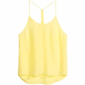 Yellow H&M Racerback Tank